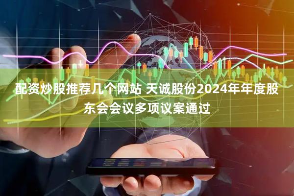 配资炒股推荐几个网站 天诚股份2024年年度股东会会议多项议案通过